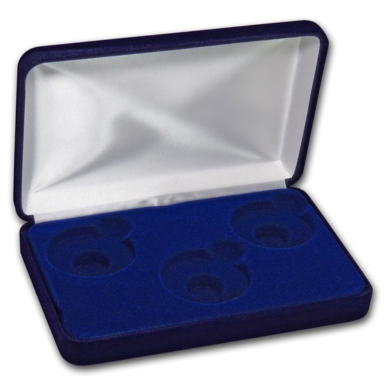 3-Coin Steel Presentation Box - Fits Up to 40 mm 3-Coin Steel Presentation Box - Fits Up to 40 mm